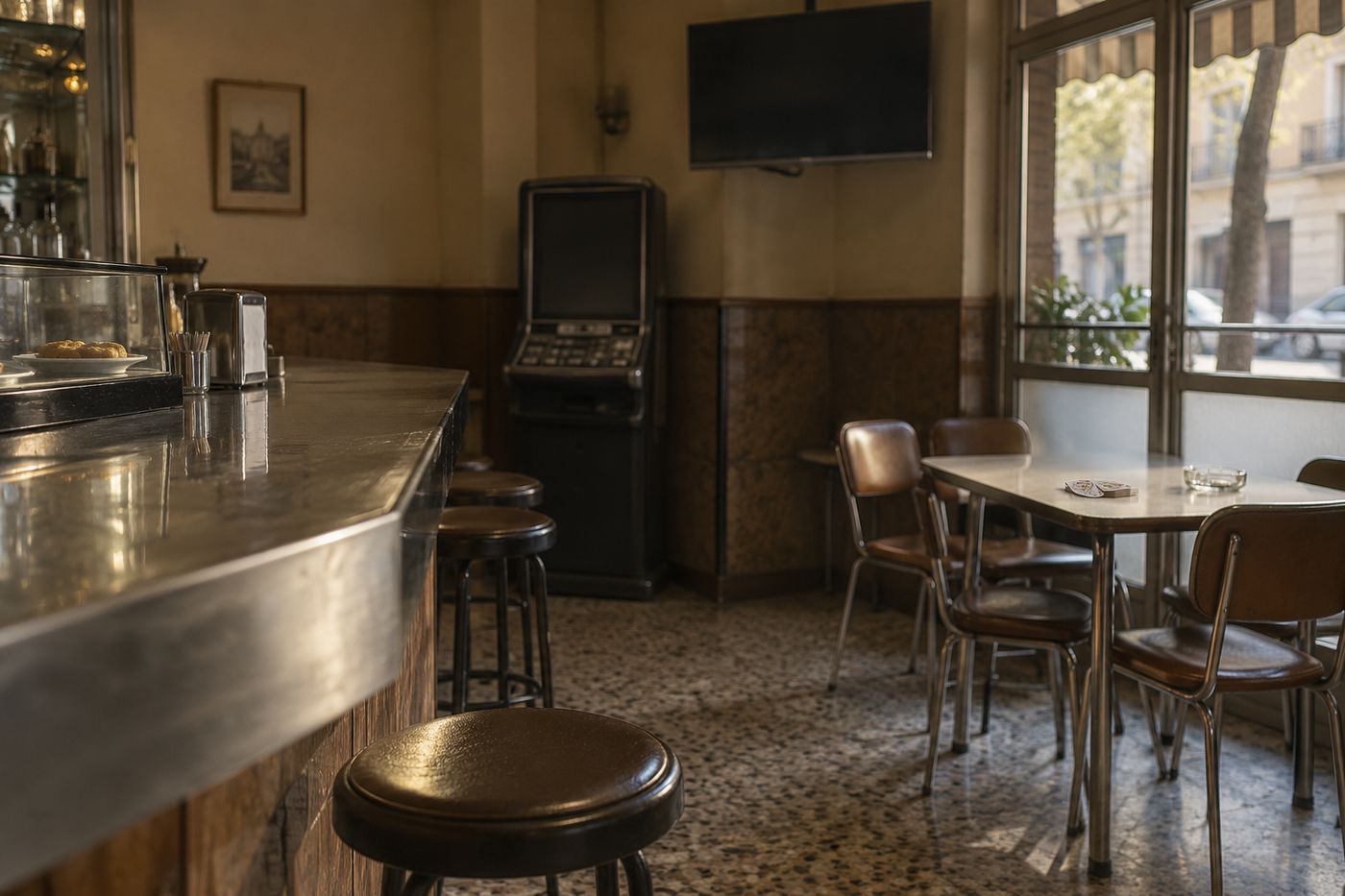 El bar El Cruce, en Carabanchel